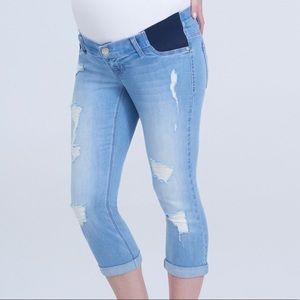 Seven7 Jeans Fairbanks Maternity straight leg Sz14